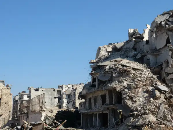 Middle East - Syria - Aleppo damage