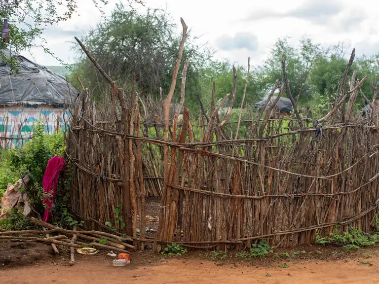 Jesus carries his cross