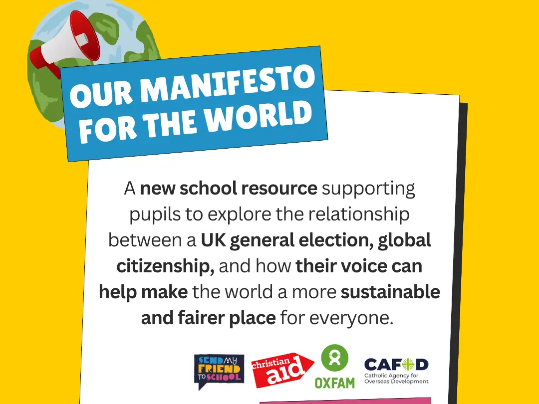Our manifesto for the world: Teacher's notes