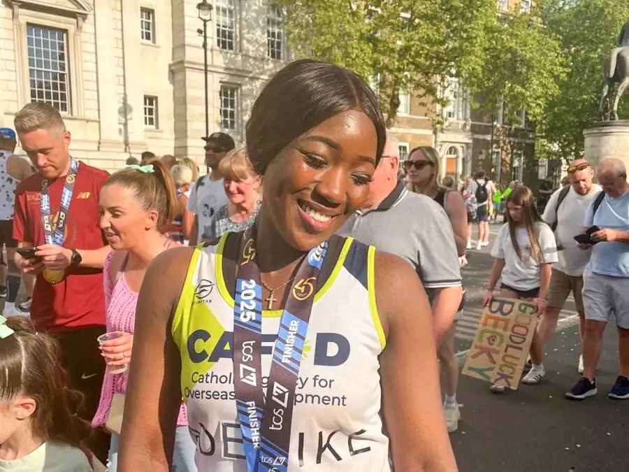Adeniké Adewale, CAFOD Ambassador, London Marathon