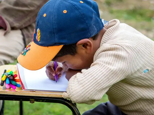 Bolivia - Alex drawing