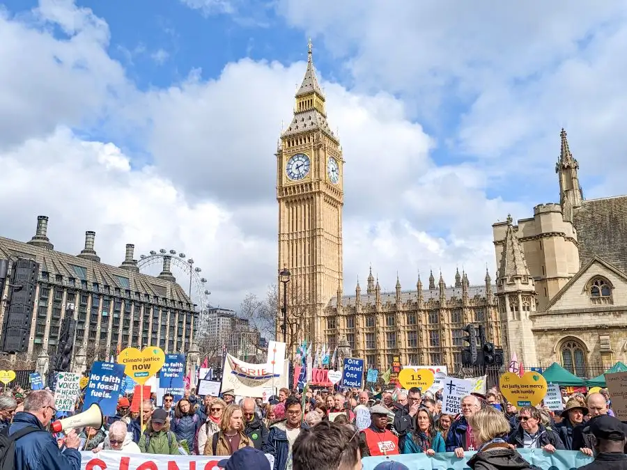 Mass lobby in Westminster