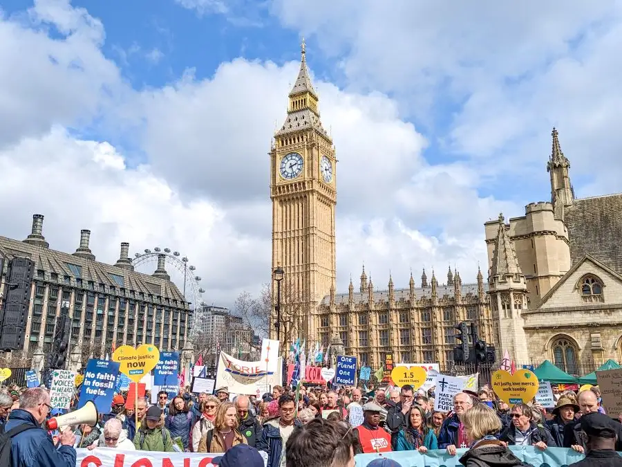 Mass lobby in Westminster
