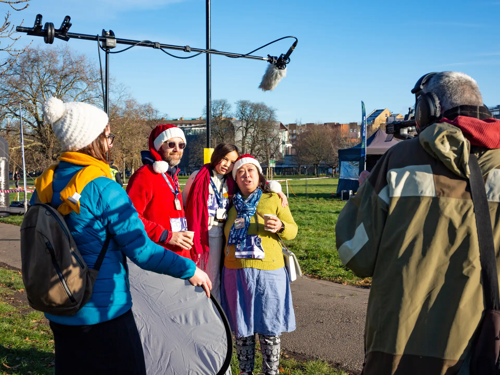 UK - London - Interviewing Nativity run participants