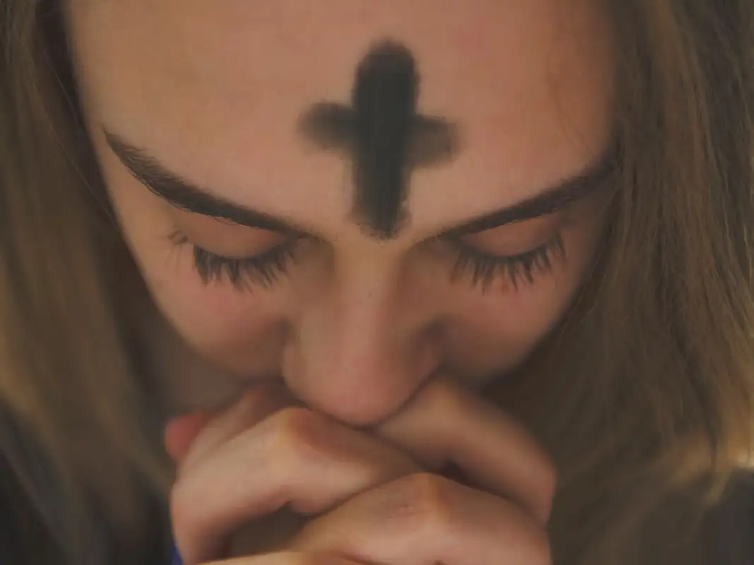 Ash Wednesday ashes photo
