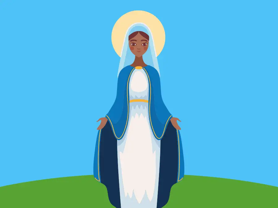Illustration of Mary