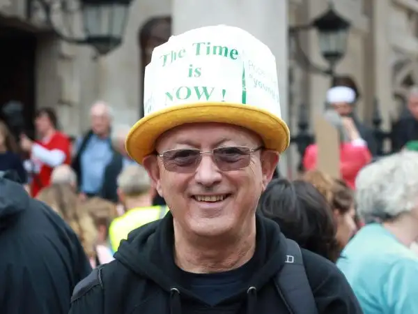 London - The Time is Now - Supporter Kevin Haigh