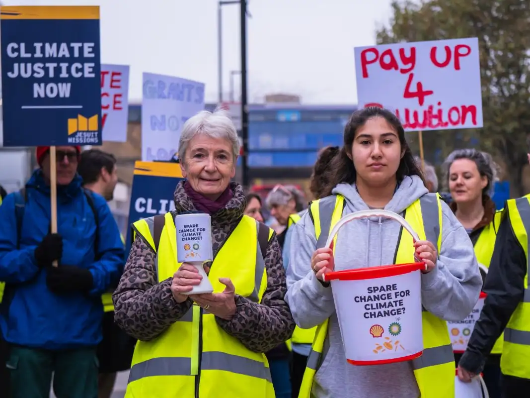CAFOD campaigners demand climate finance