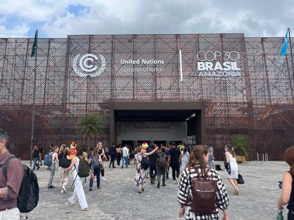 COP30 sign in Brazil, November 2025