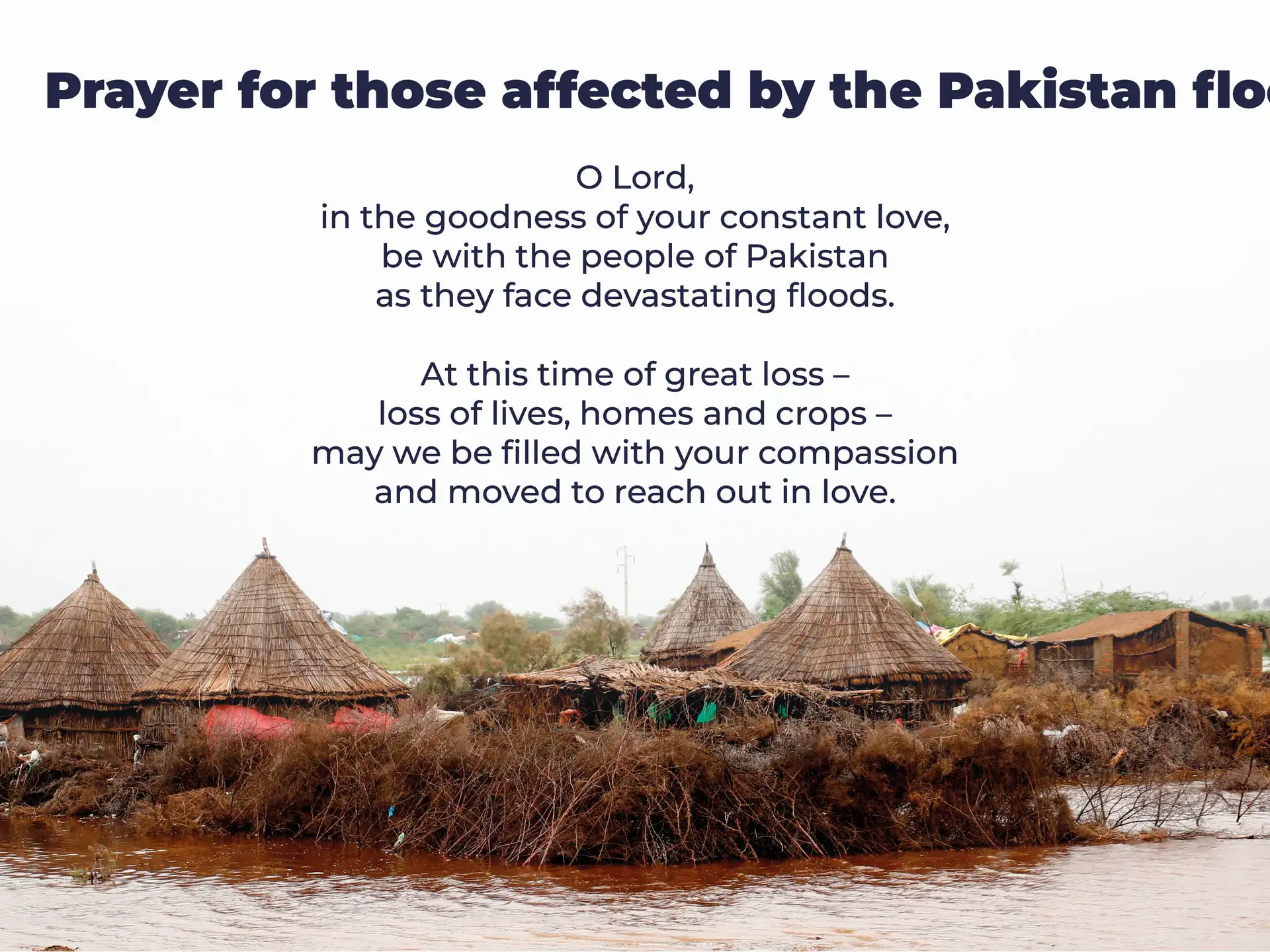 Pakistan flood prayer 2022