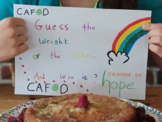 Guess the weight of the cake