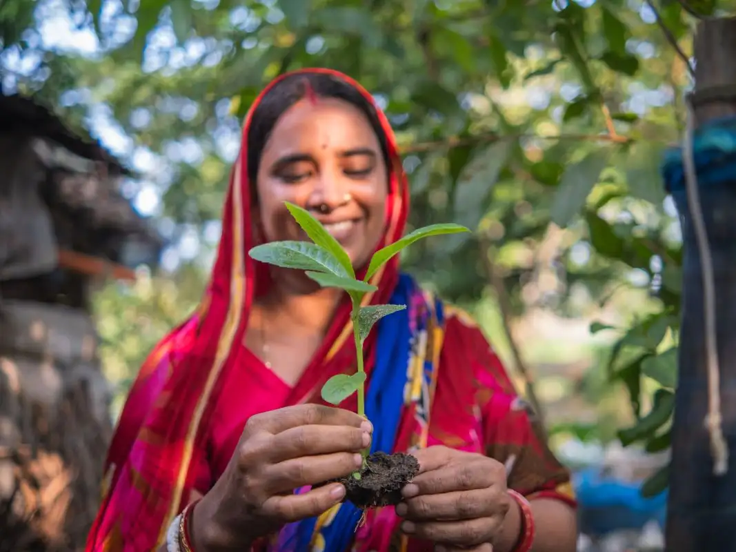 40055 - Konika, a farmer in the Barishal region of Bangladesh